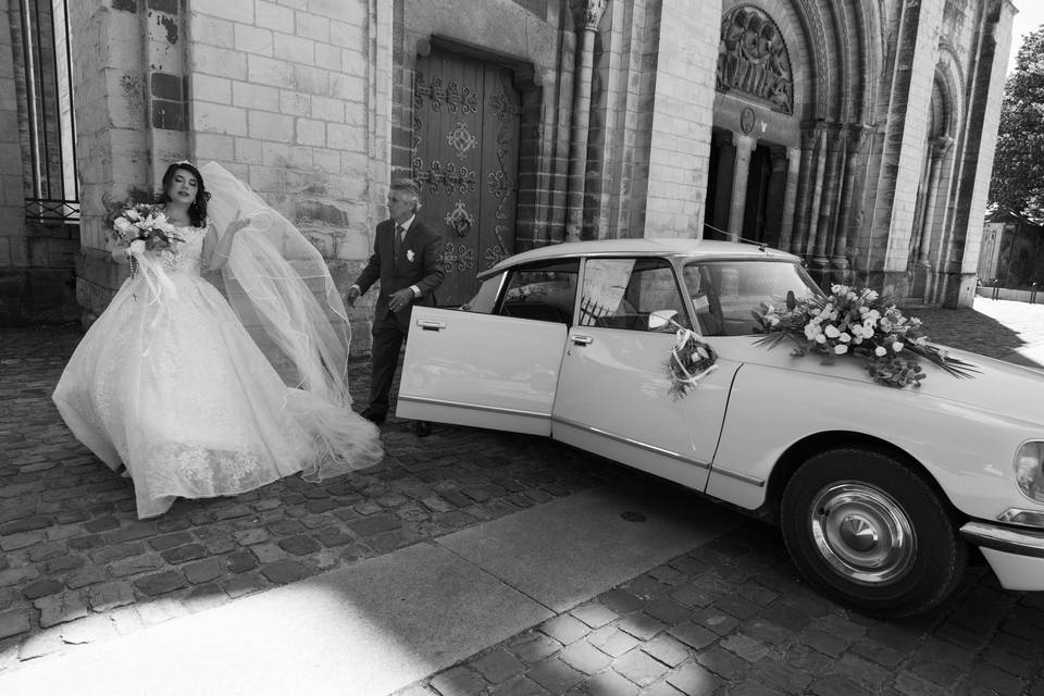 La mariée se dévoile