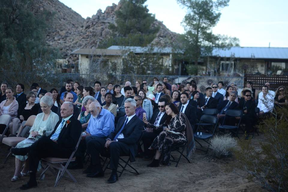 Family at the wedding
