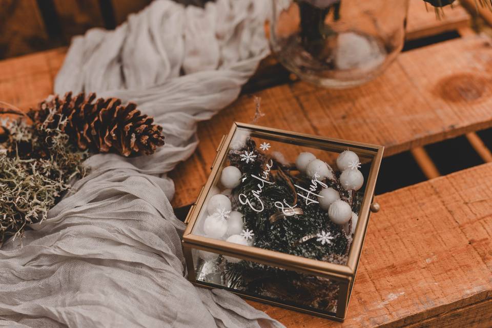 Mariage Hiver sous la neige