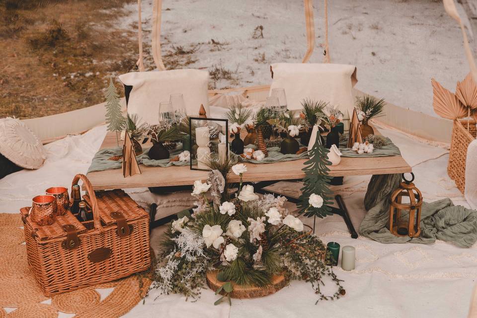 Mariage Hiver sous la neige