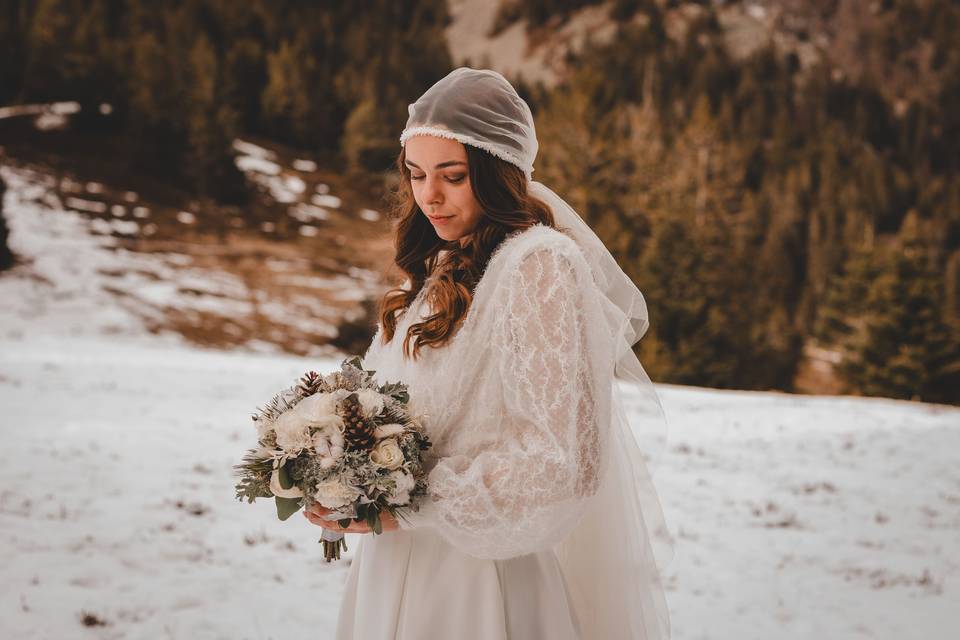 Mariage Hiver sous la neige