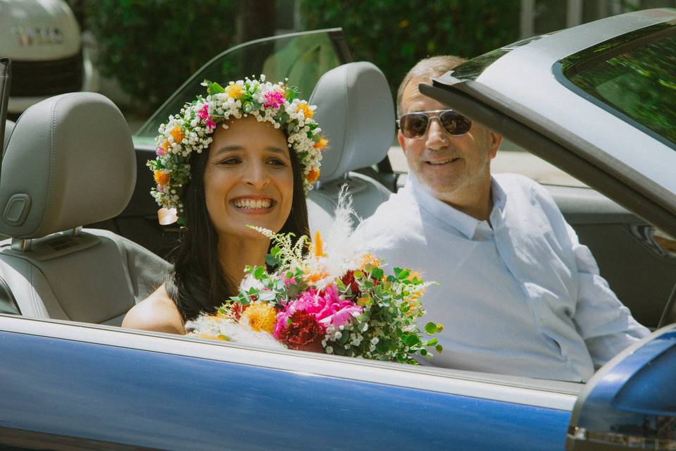 Arrivée de la mariée