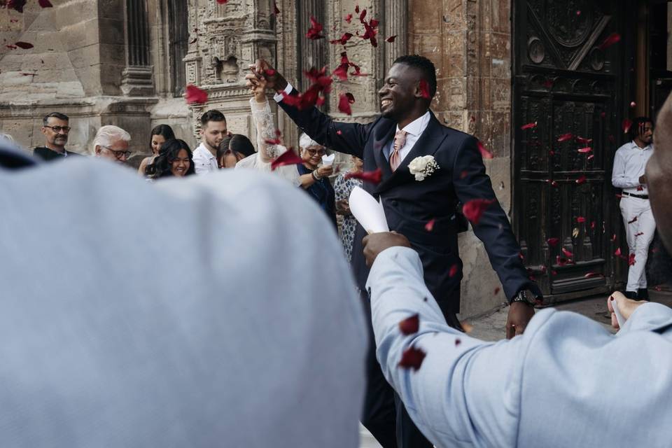 Sortie de l’église