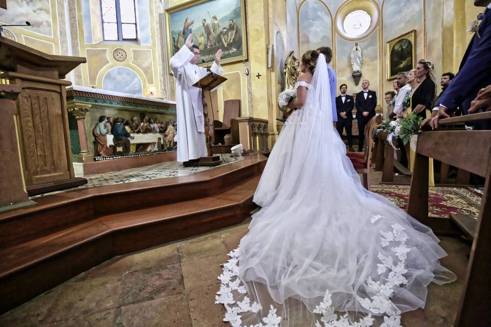 Mariage à l'église de Giens