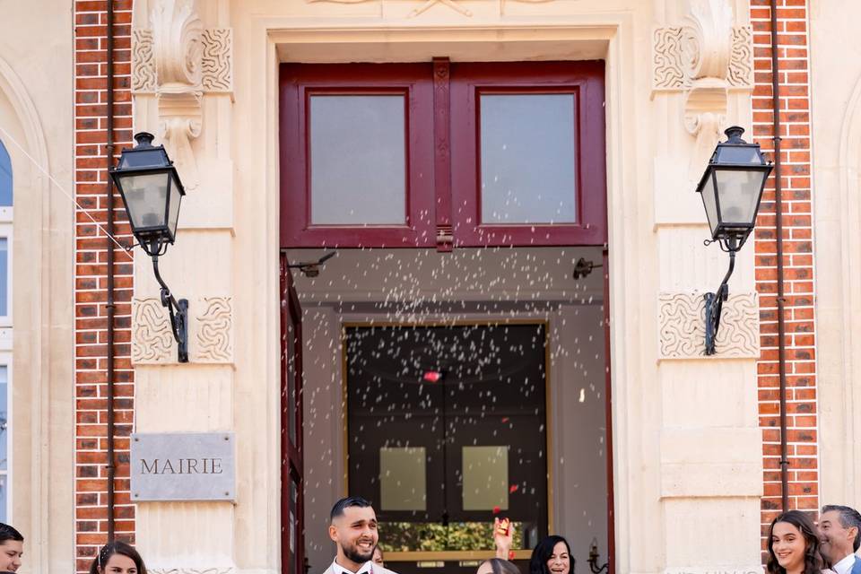 Fin de cérémonie civile
