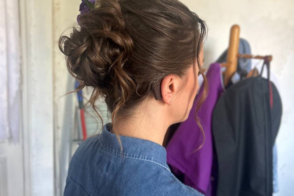 Chignon bohème