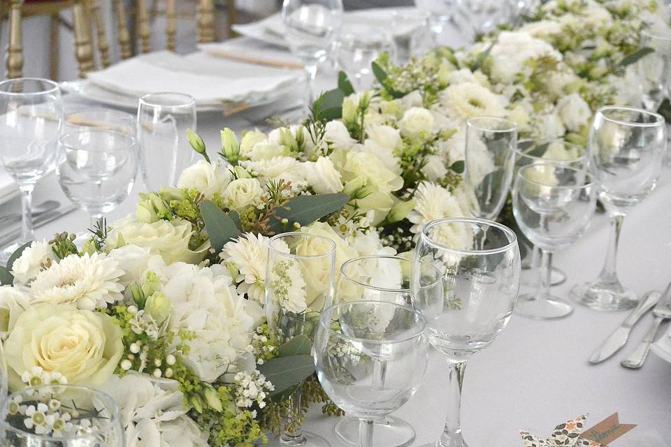 Chemin de table d'honneur