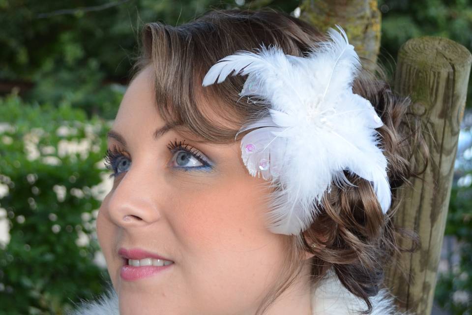 Chignon mariée bohème