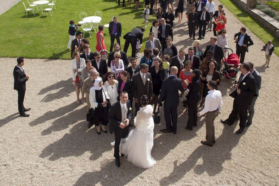 La cour du Manoir