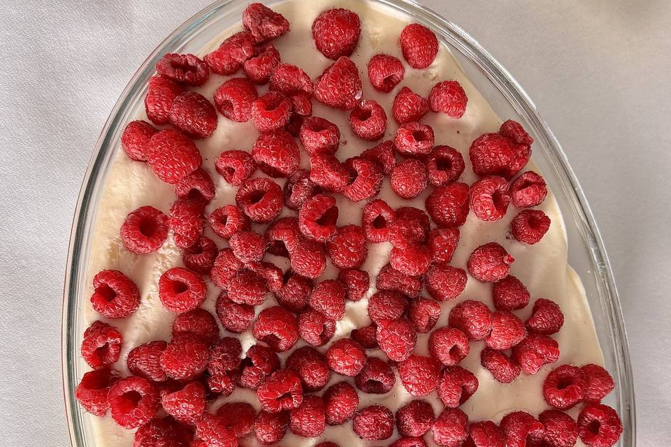 Tiramisu framboise brunch