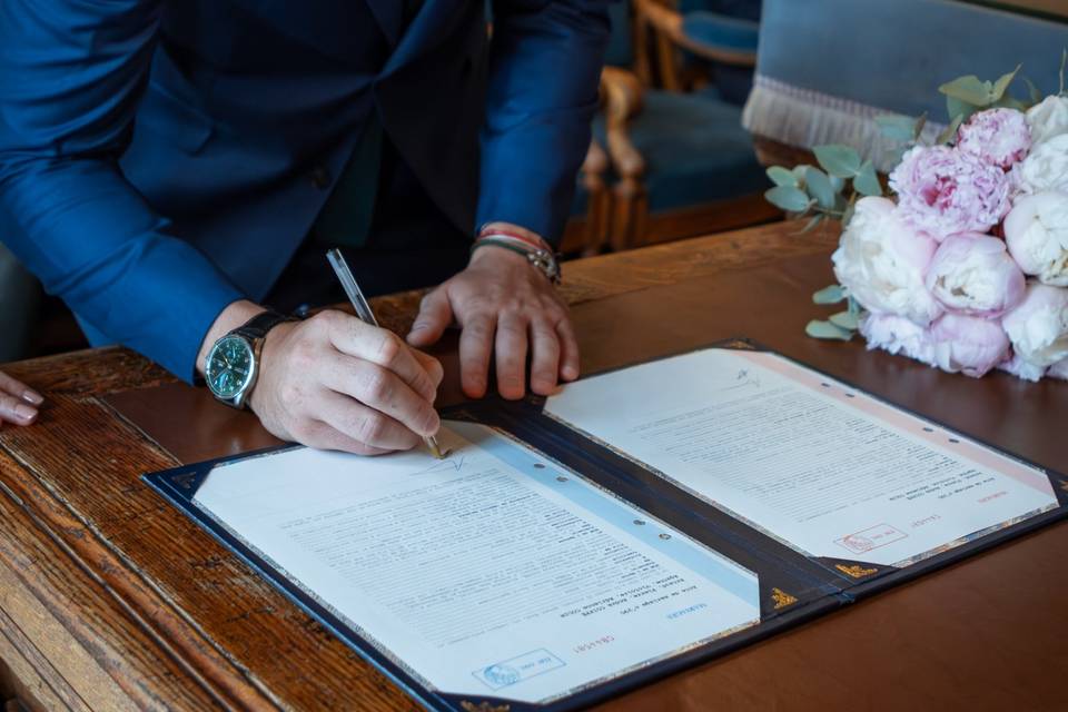 Signature des registres