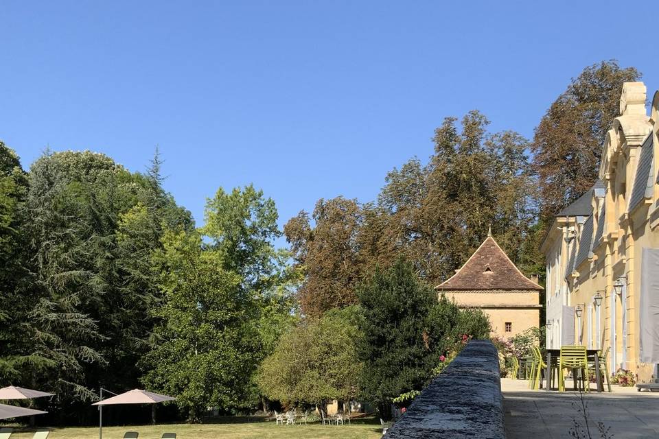 Sa terrasse