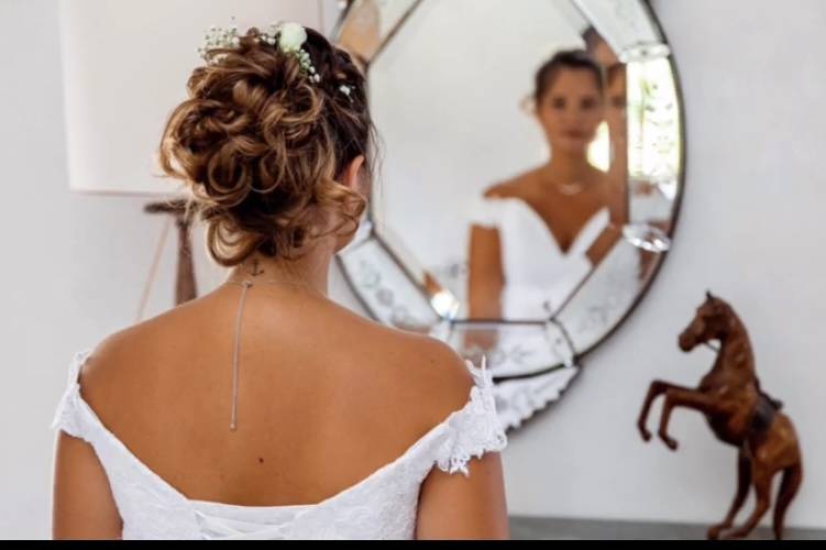 Chignon mariage domaine