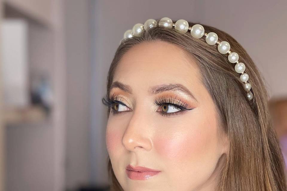 Maquillage mariée romantique