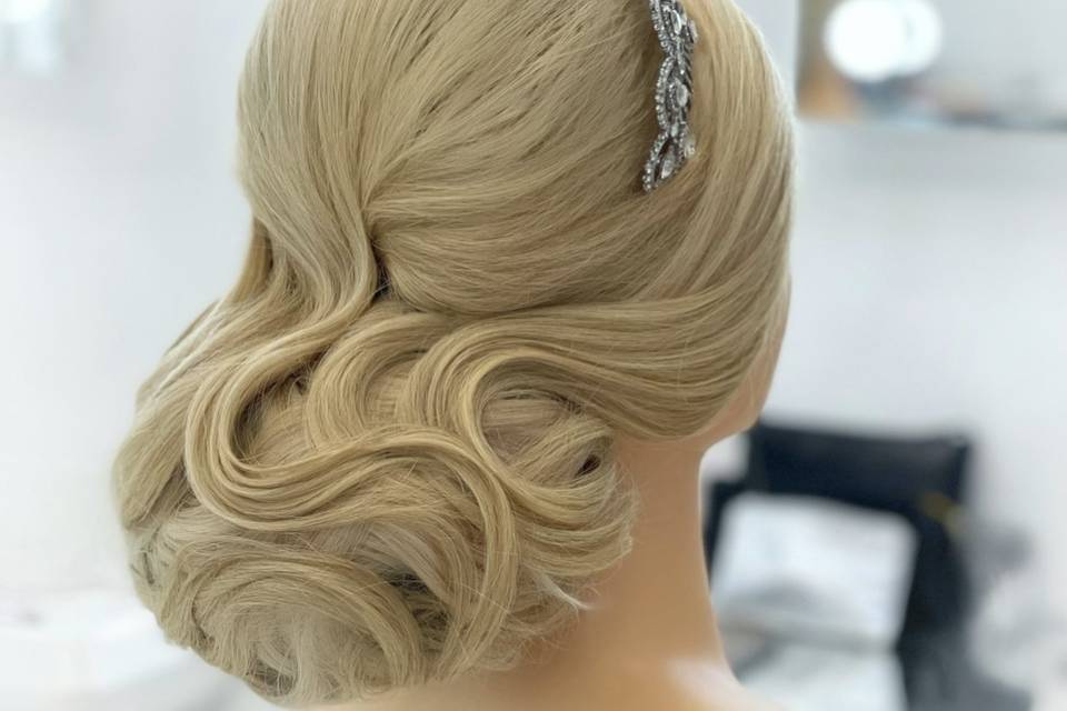 Chignon sophistiqué