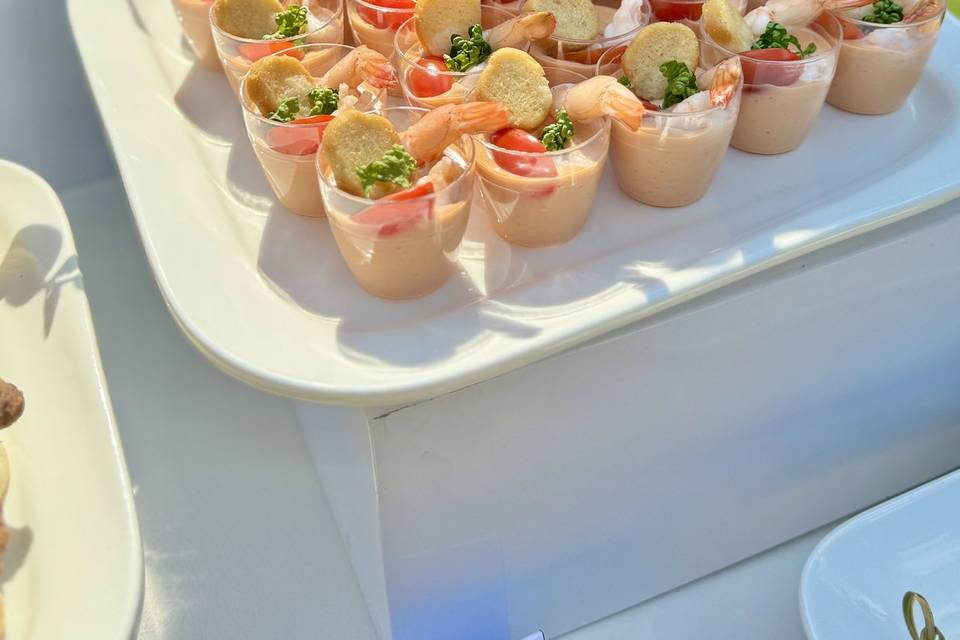Verrine cocktail crevettes