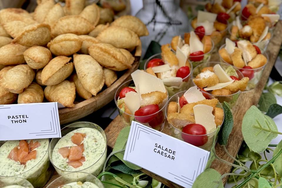 Verrine salade César