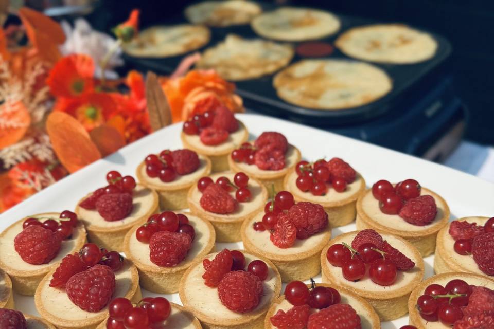 Minis tartelettes fruits roige