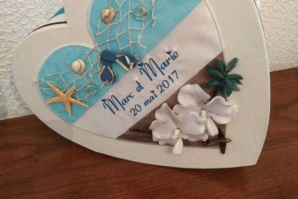 Le bouquet de marié : la mer