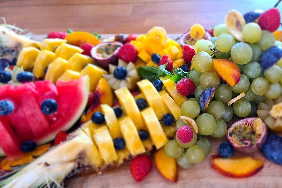 Planche de fruits frais