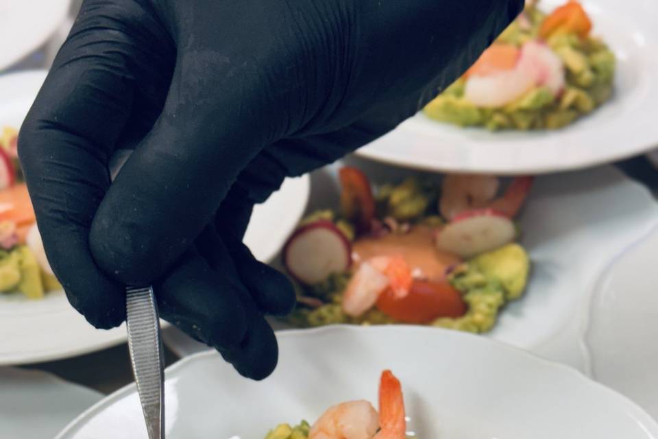 Salade crevette avocat