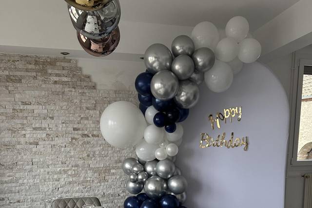 Bleu, blanc et gris