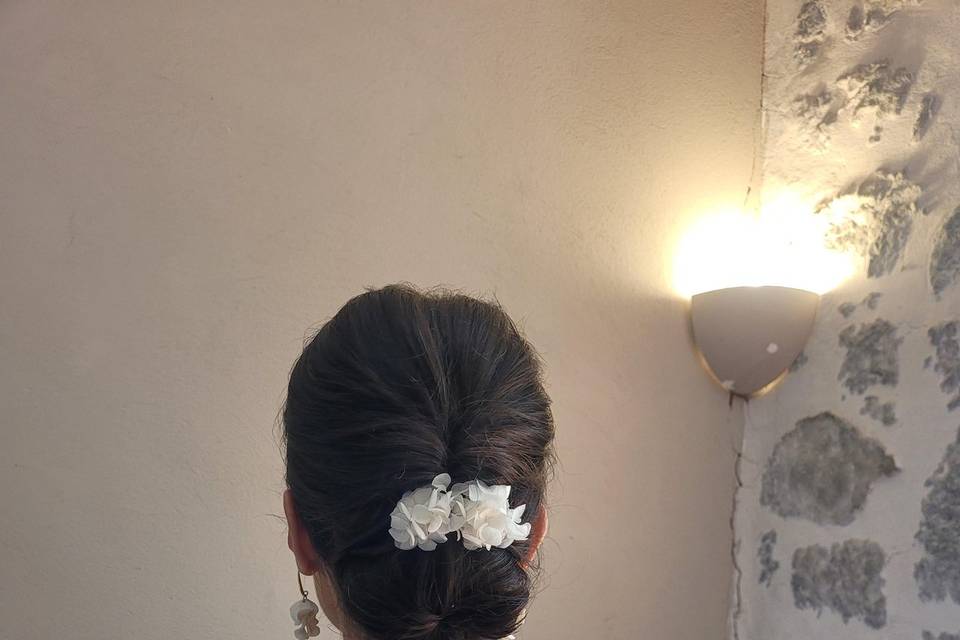 Chignon bas élégant