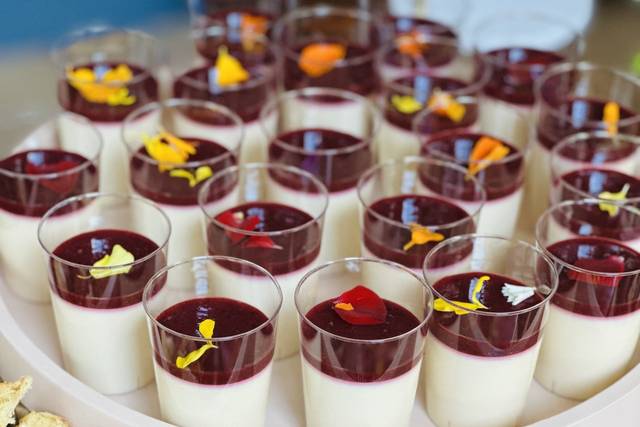 Panna cotta aux fruits rouges