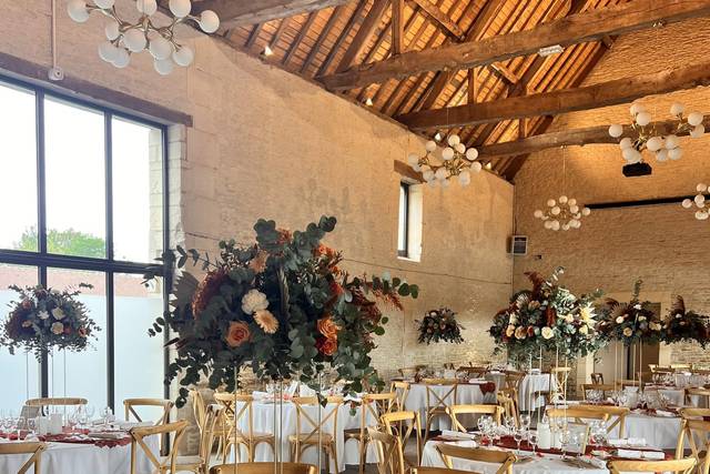 Salle décorée