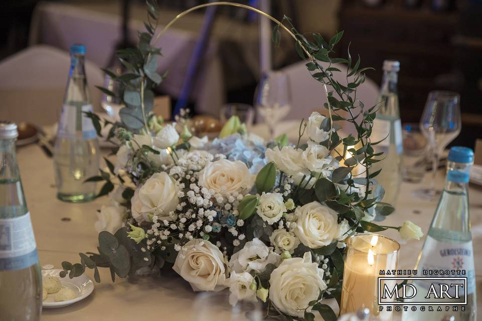 Centre de table rond