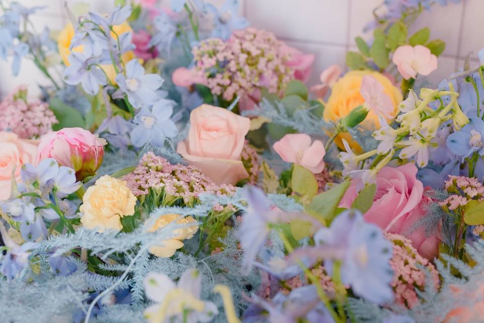 Fioles fleuries