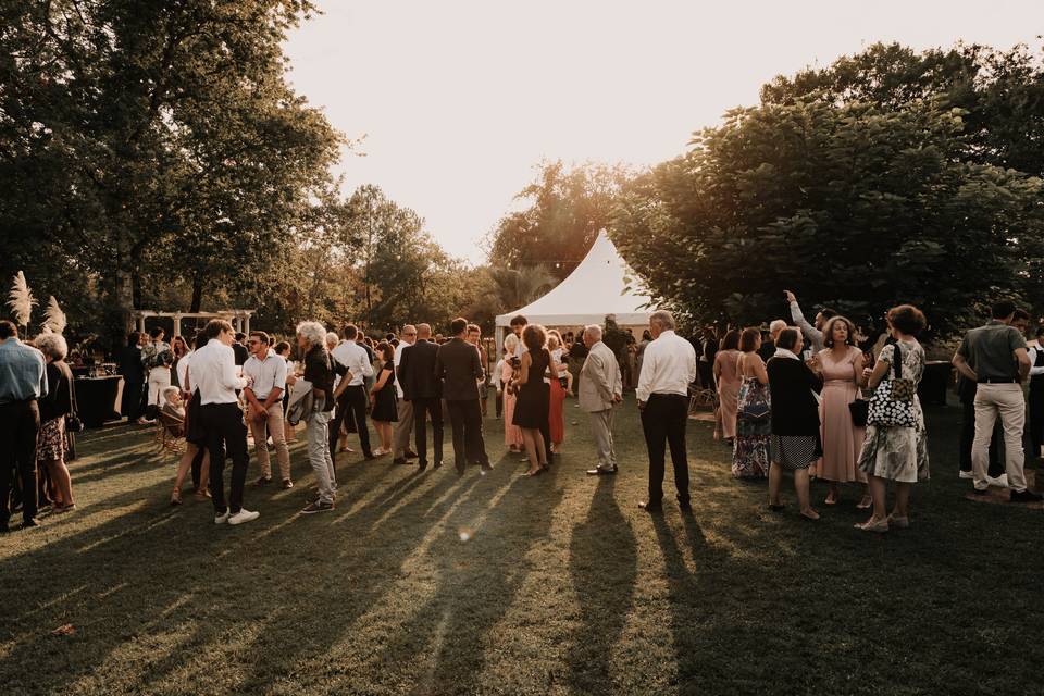 Cocktail dans le parc