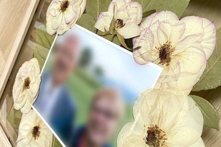 Herbier encadré avec photo