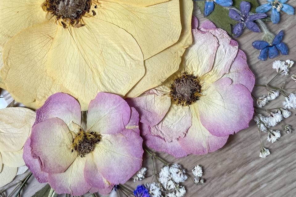 Cadre bouquet de mariée