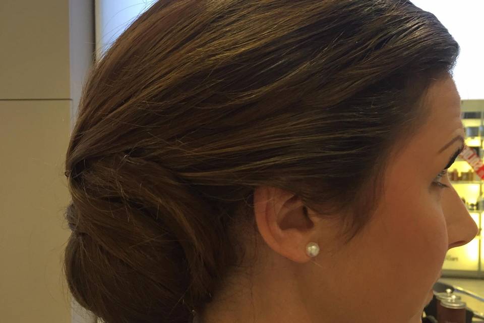 Chignon travaillé