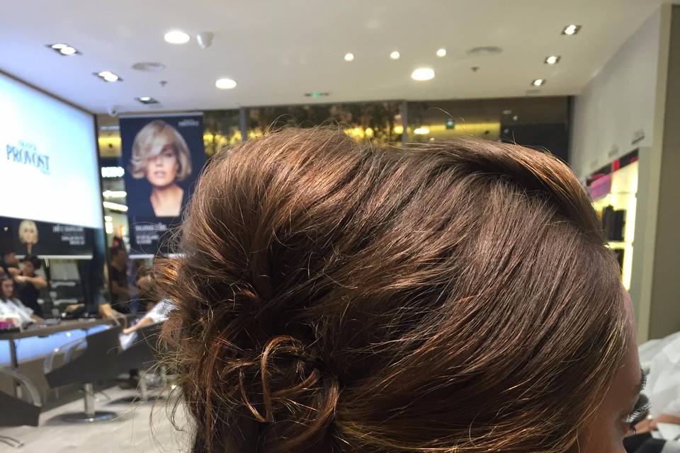 Chignon bohème