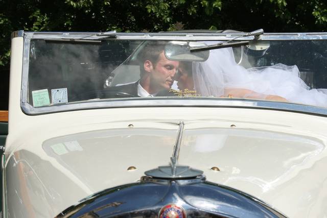 Arrivée des mariés en musique