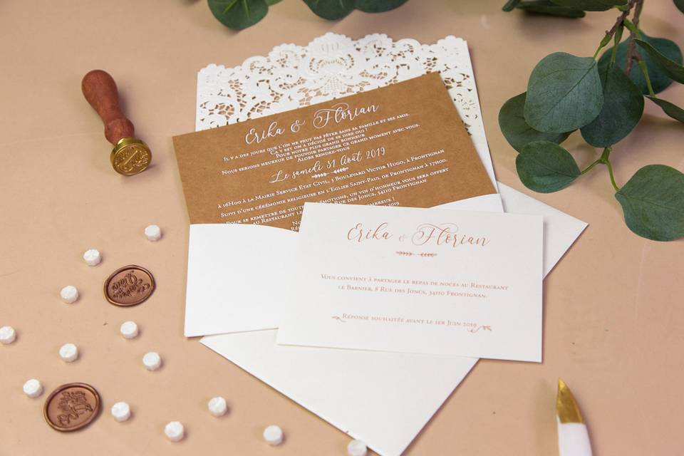 Faire Part Mariage Enveloppe 017 – Luxury Invitations