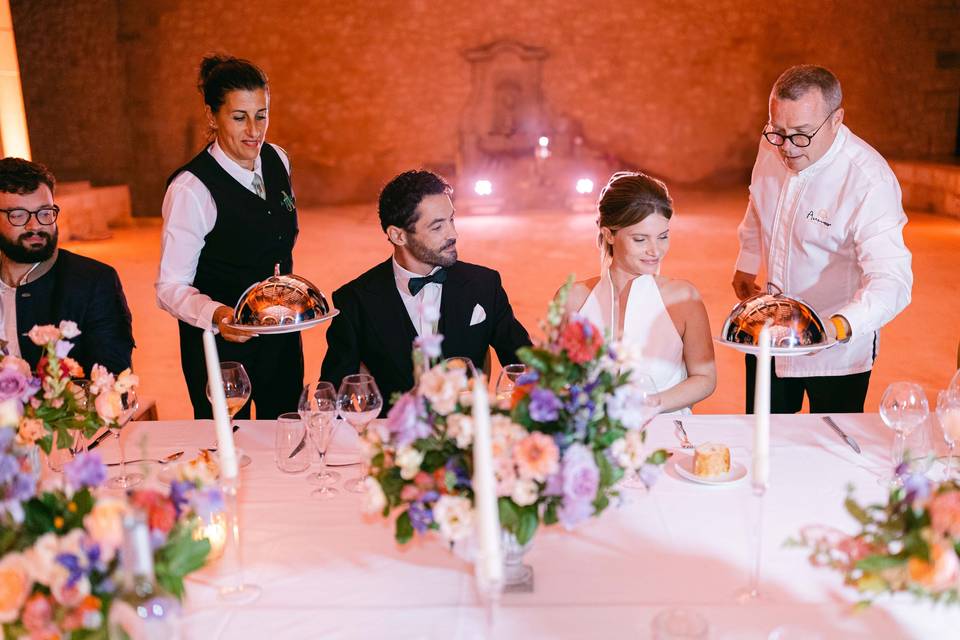 Le dîner de mariage