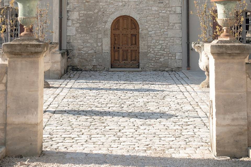 Entrée de notre petit chapelle