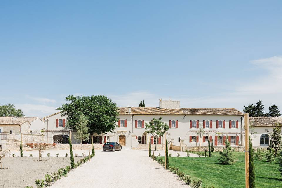La façade arrière