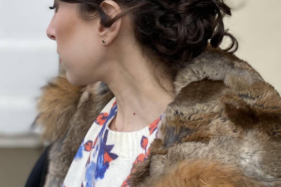 Chignon bohème