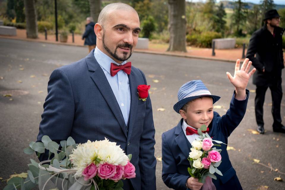 Arrivée de la mariée