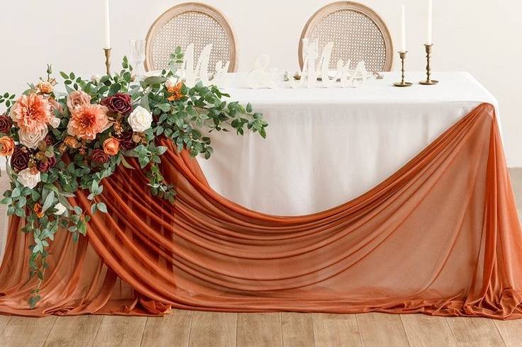 Décoration table d’honneur