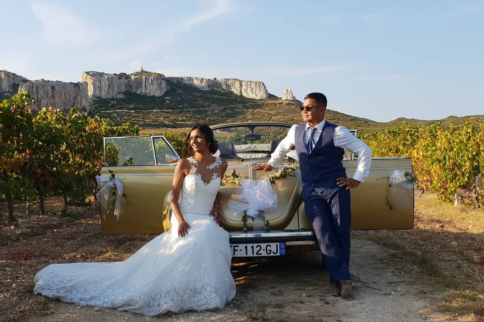 Mariage Coccinelle cabriolet