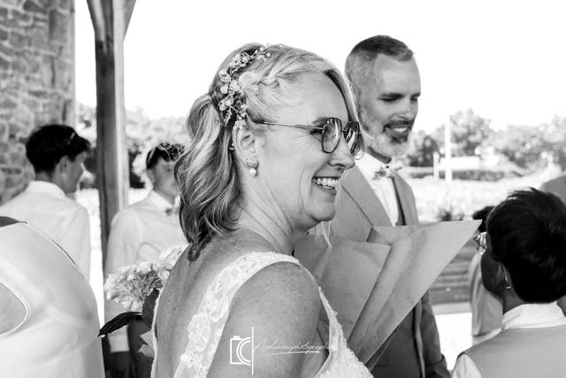 Une mariée heureuse