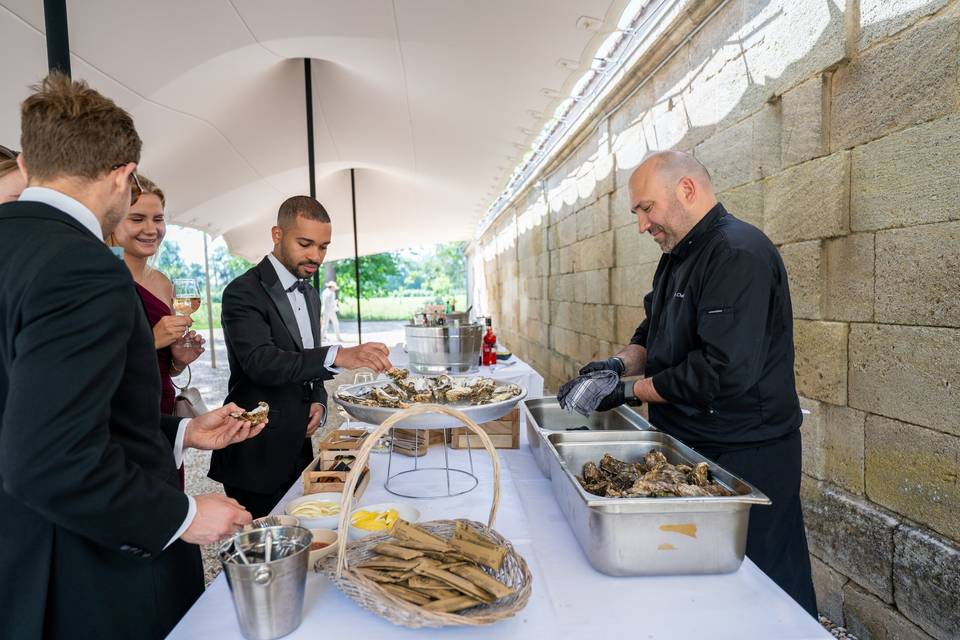 Buffet en extérieur