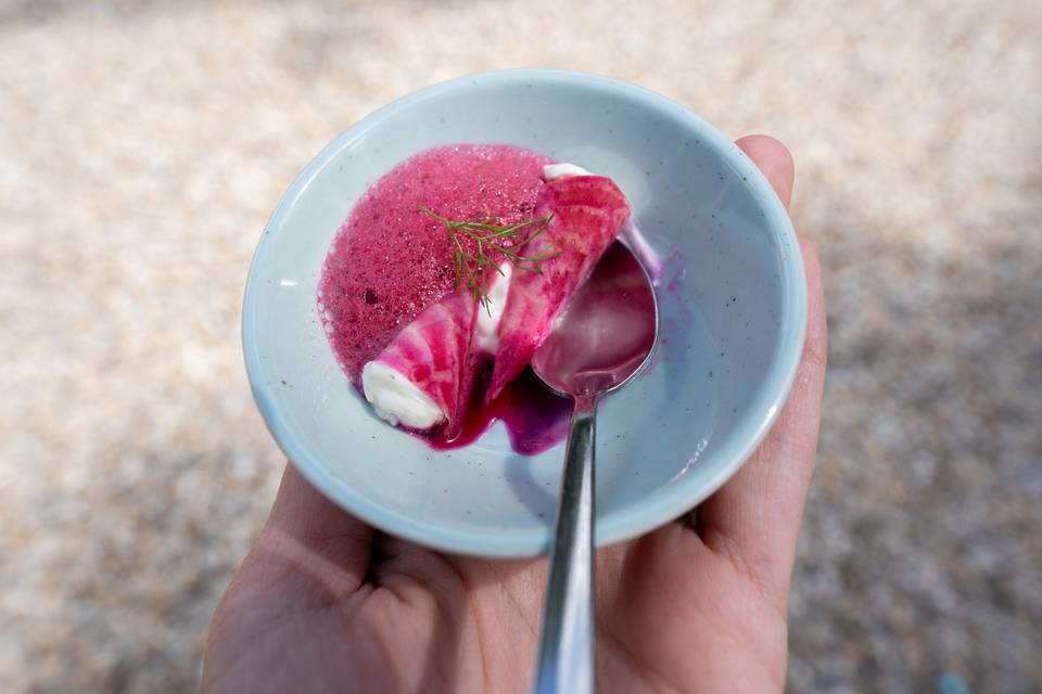 Dessert framboise
