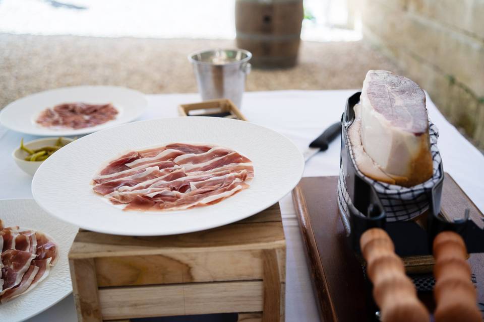 Jambon et melon