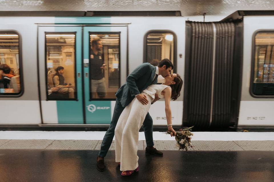 Mariés à Paris